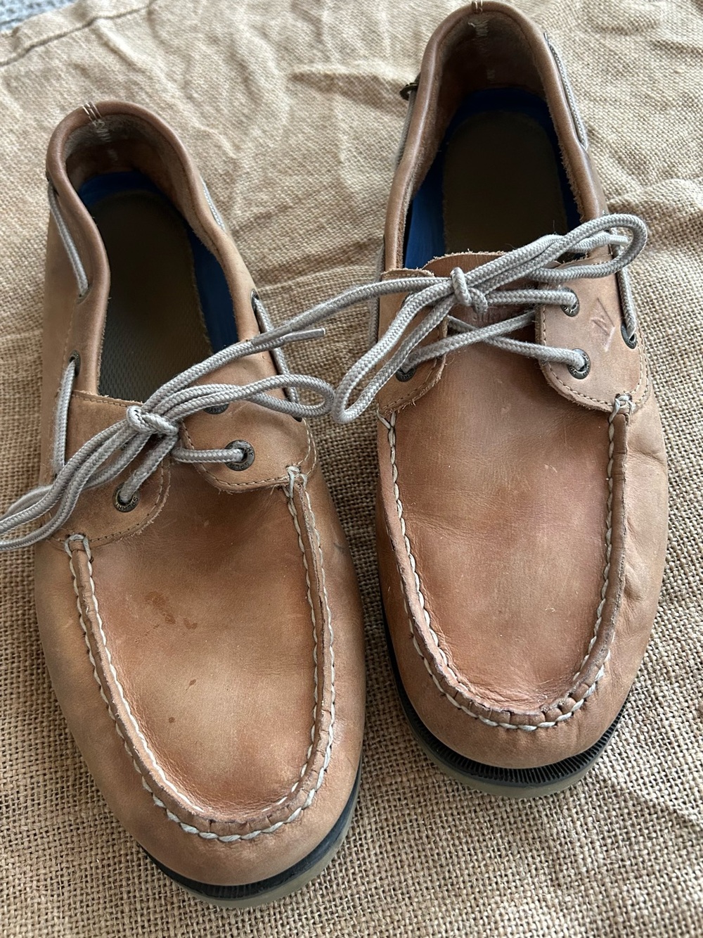 Men’s Sperry Topsider Boat Shoes in Light Brown Classic- Men’s Moccasin. Sz 10.5